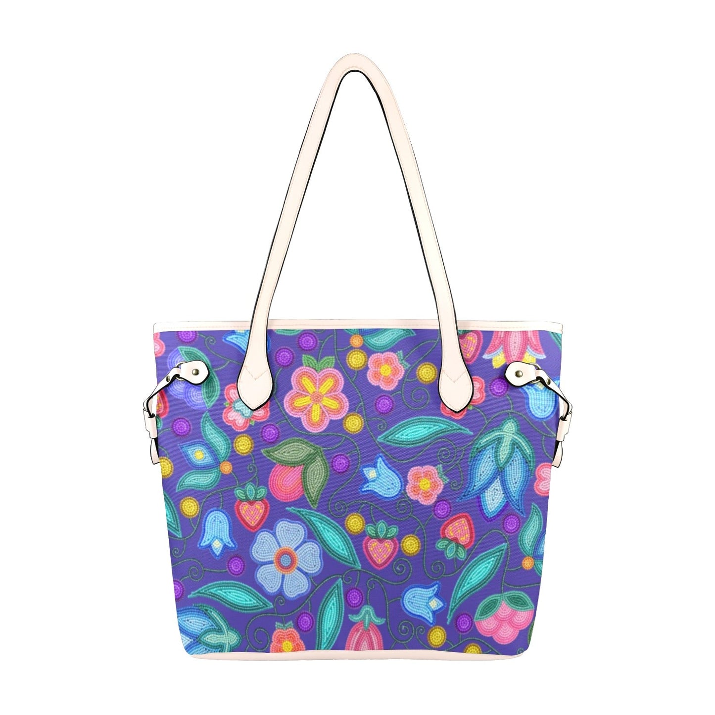 Sweet Offering Indigo Clover Canvas Tote