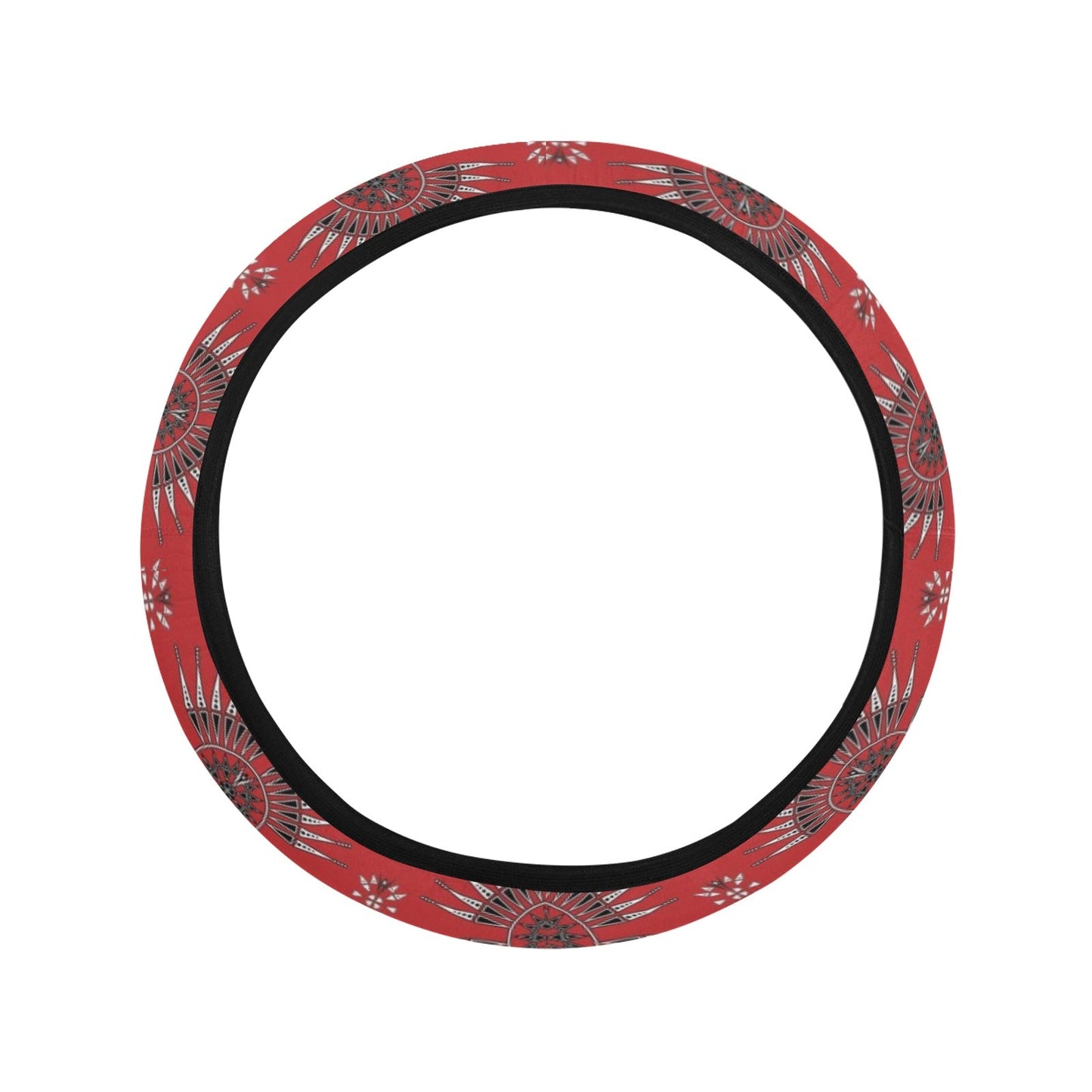 Evening Feather Steering Wheel Cover