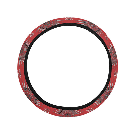 Evening Feather Steering Wheel Cover