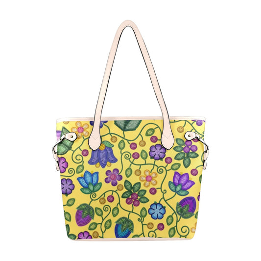 Bloom Uplift Yellow Clover Canvas Tote
