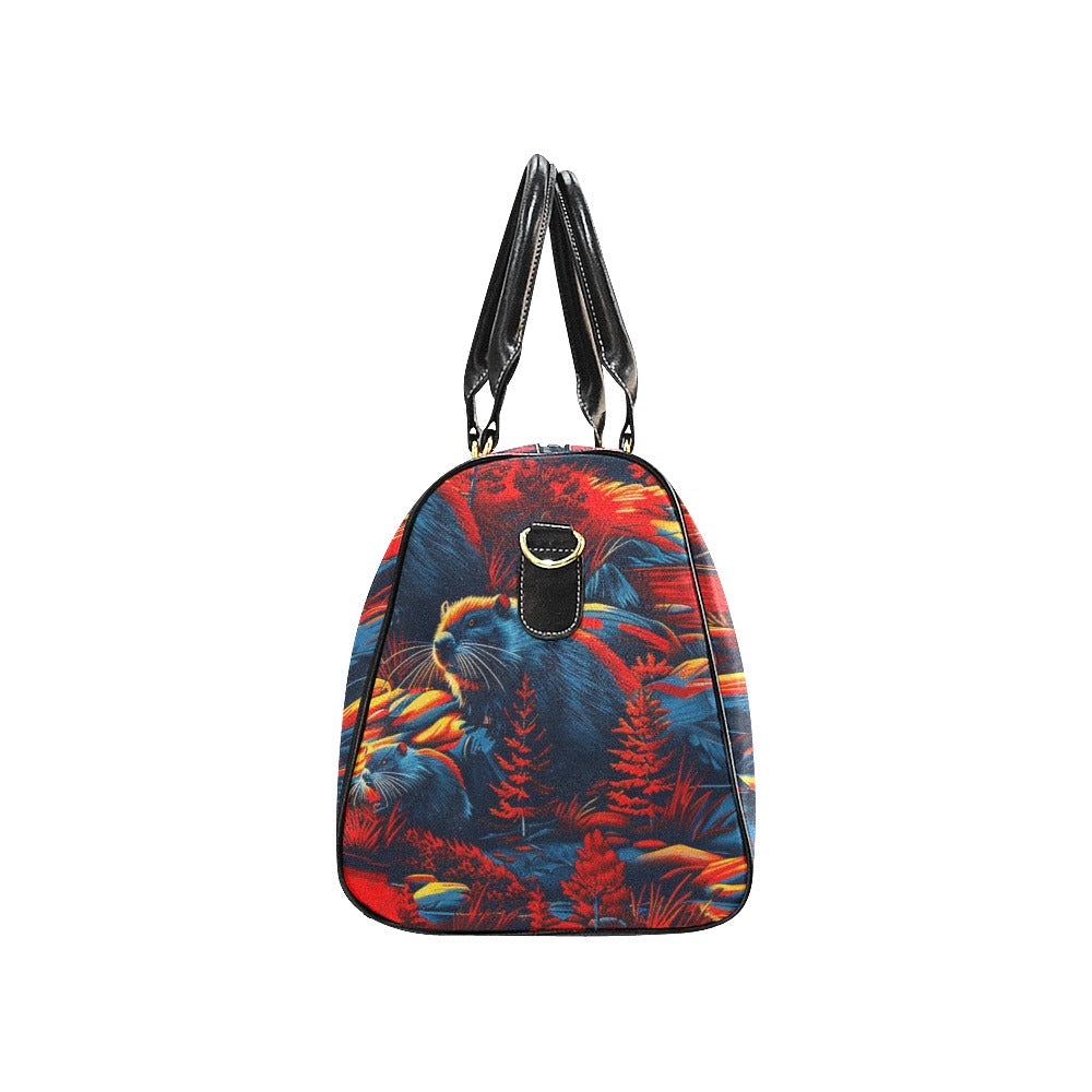 Bundle of Beavers Large Travel Bag