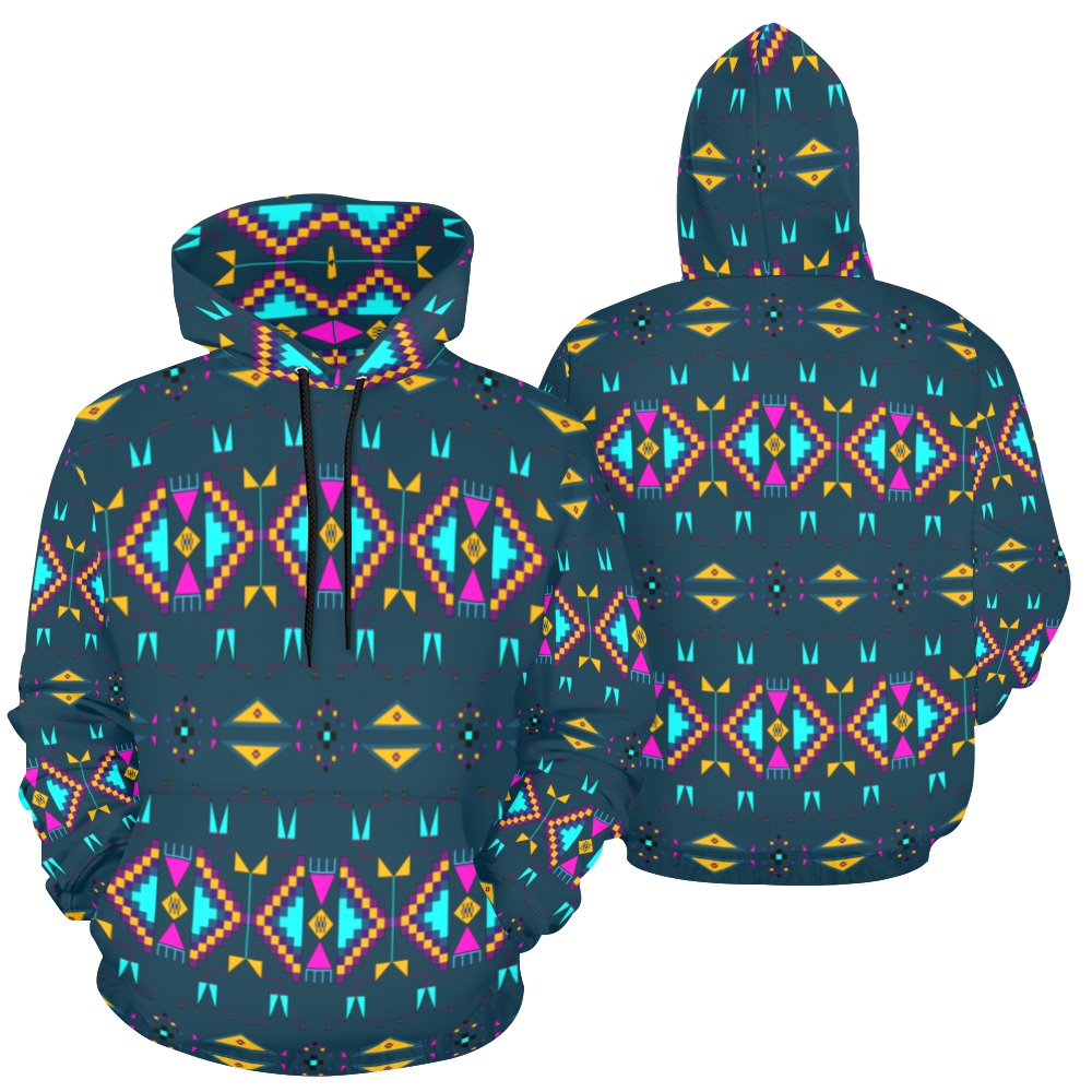 Rite of Passage Dark Teal Hoodie for Women