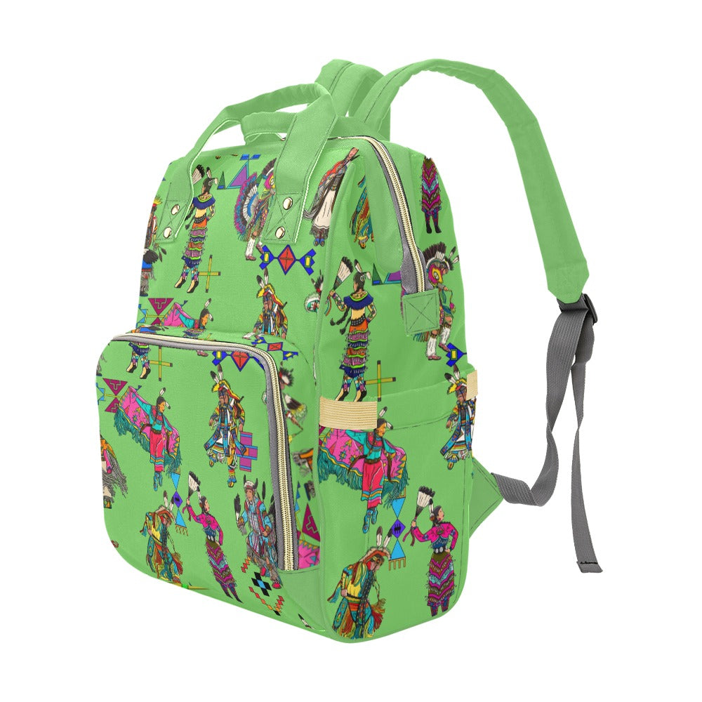 Grand Entry Dancers Grass Multi-Function Diaper Backpack