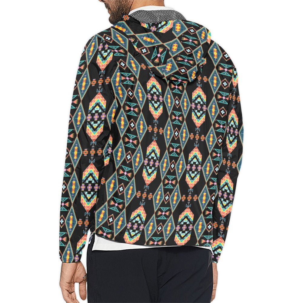 Travois Tipi Black Men's Windbreaker