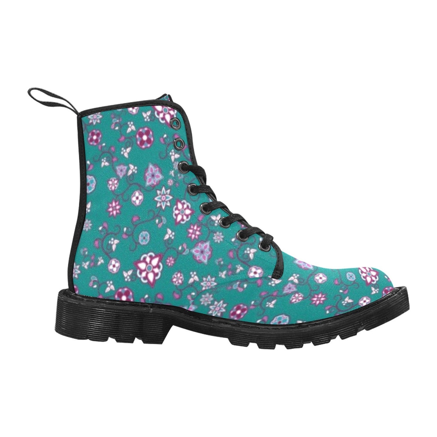 Burgundy Bloom Boots