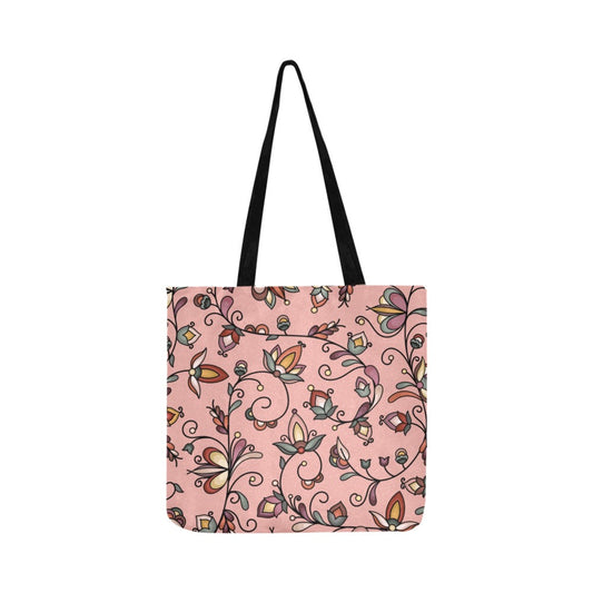 Burnt Sky Petals Peach Reusable Shopping Bag
