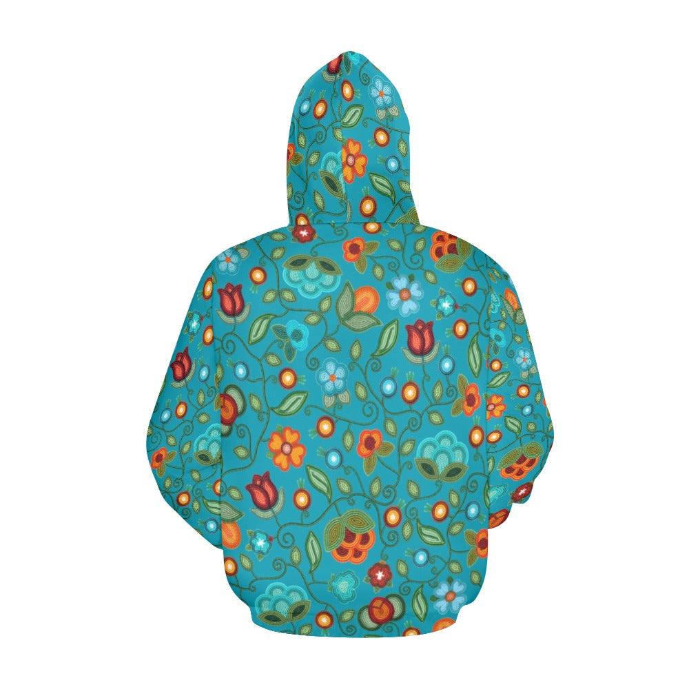Prairie Fire Petals Ocean Hoodie for Men