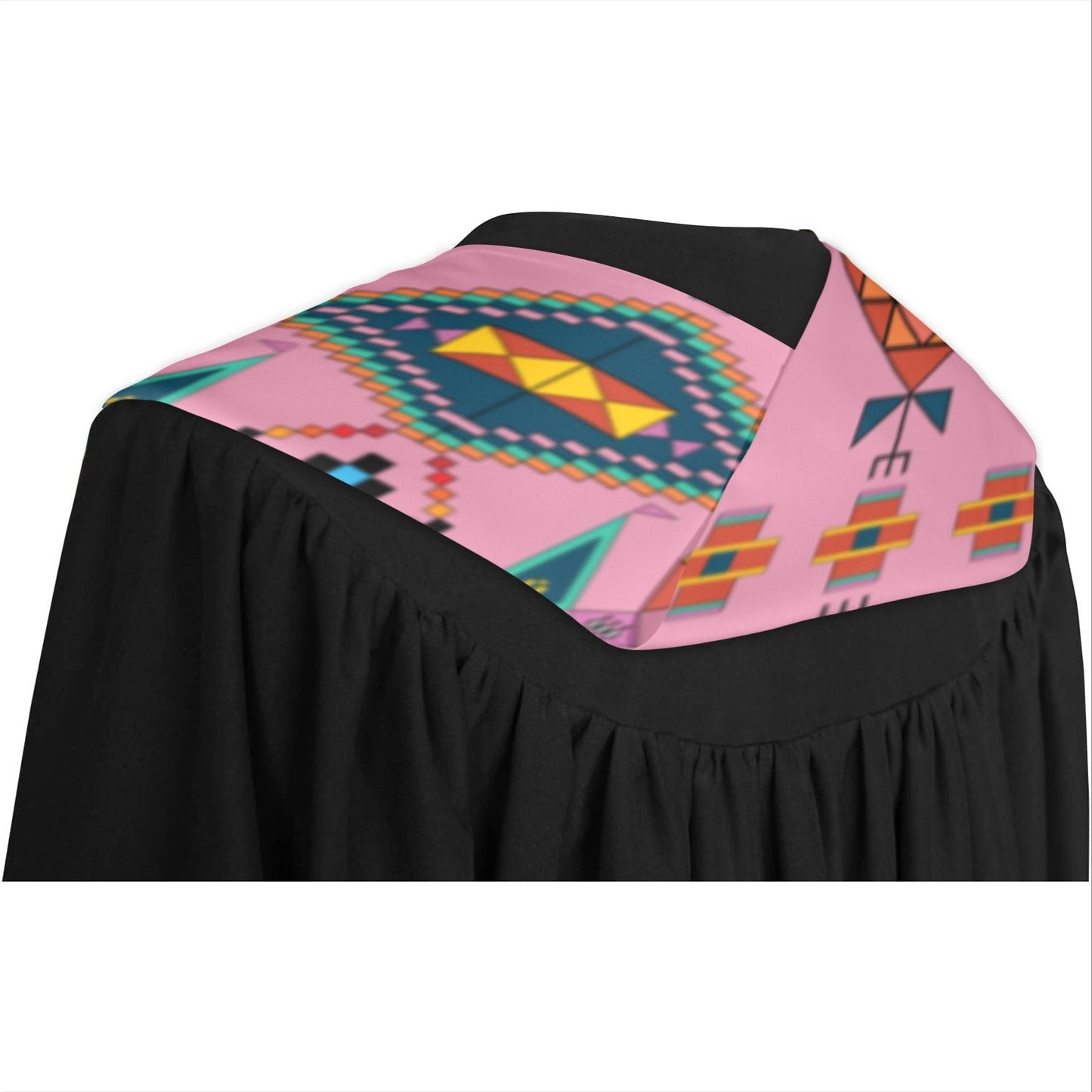 Travois Tipi Dusky Sunset Graduation Stole