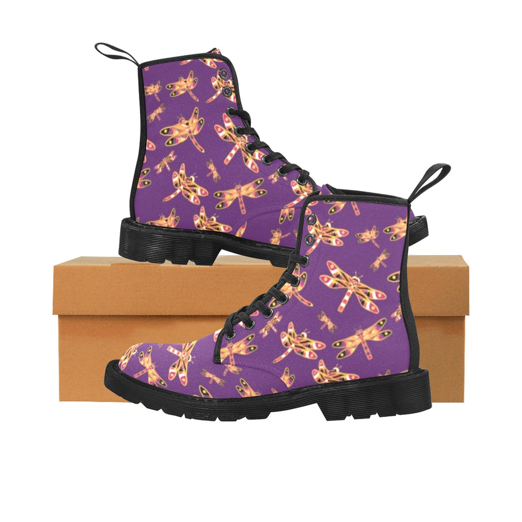 Gathering Yellow Purple Boots