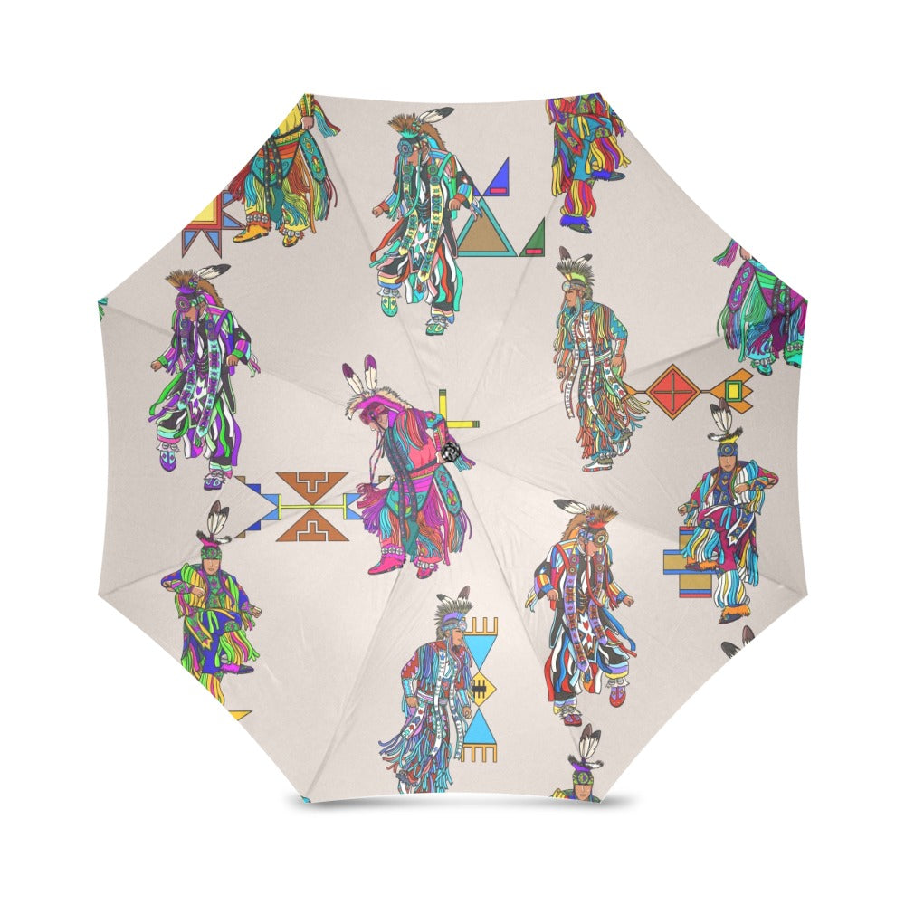 Men's Grass Dancers Muslin Foldable Umbrella