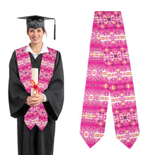 Load image into Gallery viewer, Pink Star Graduation Stole

