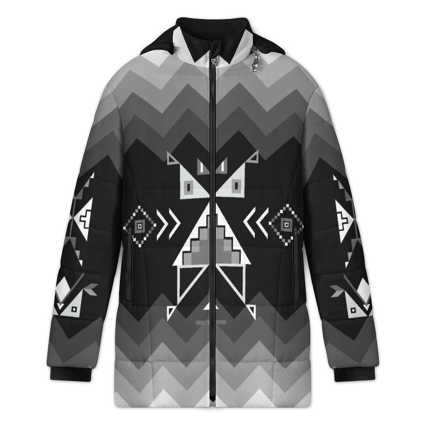 Owl Watcher Women's Hooded Puffer Coat