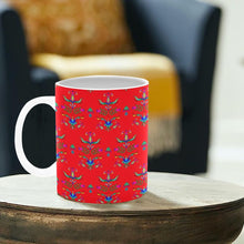 Load image into Gallery viewer, Dakota Damask Red Mug
