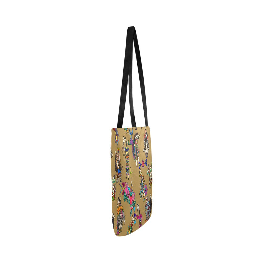 Grand Entry Dancers Earth Reusable Shopping Bag