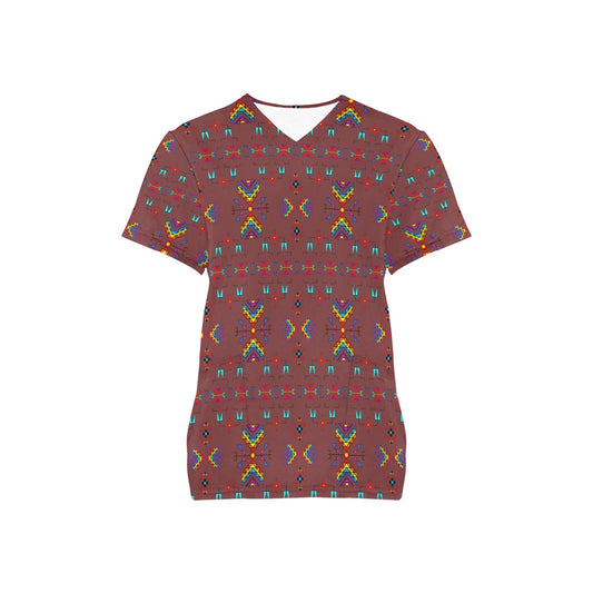 Rainy Chief Rainbow Earth Clay Scrub Top