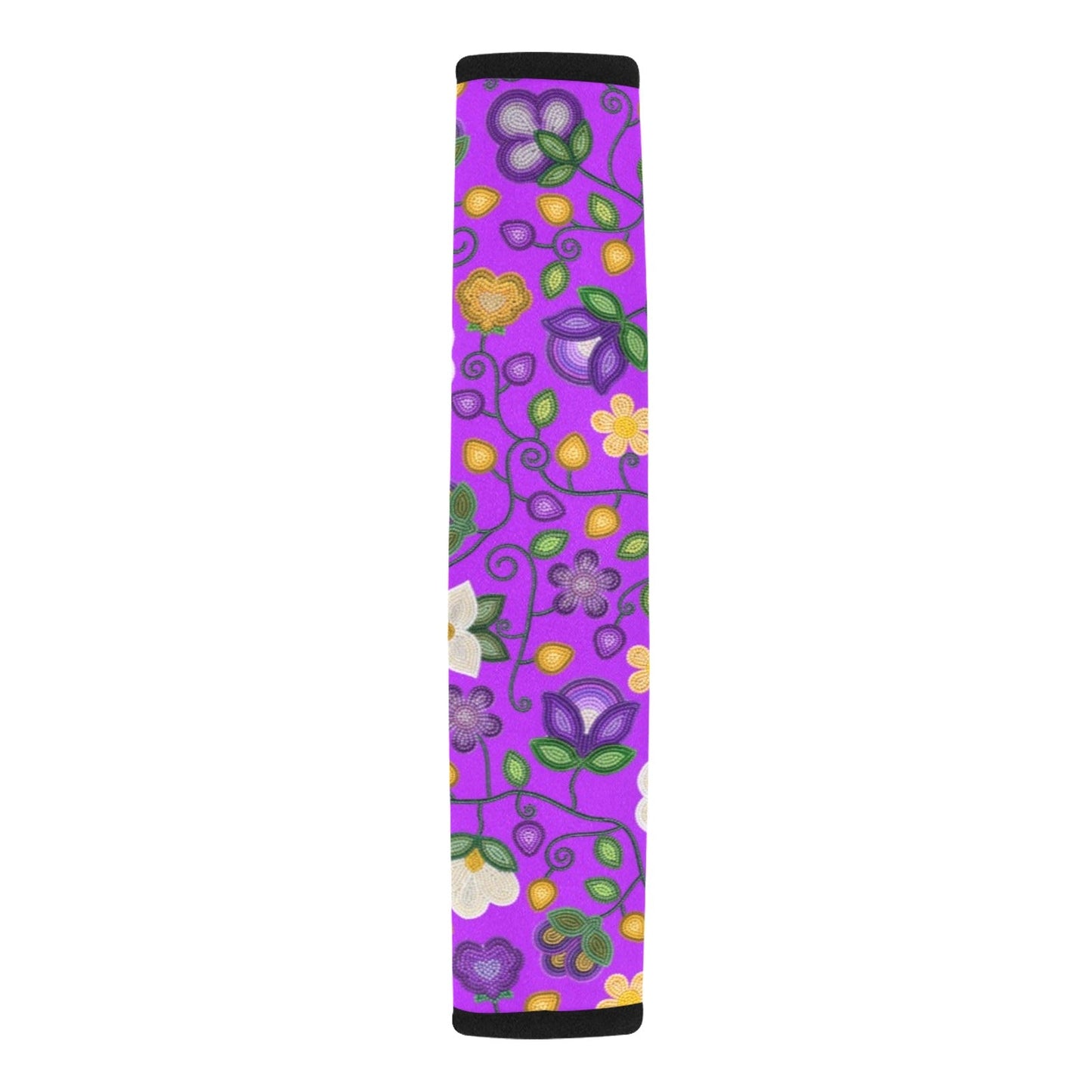 Midnight Moss Bloom Purple Seat Belt Cover
