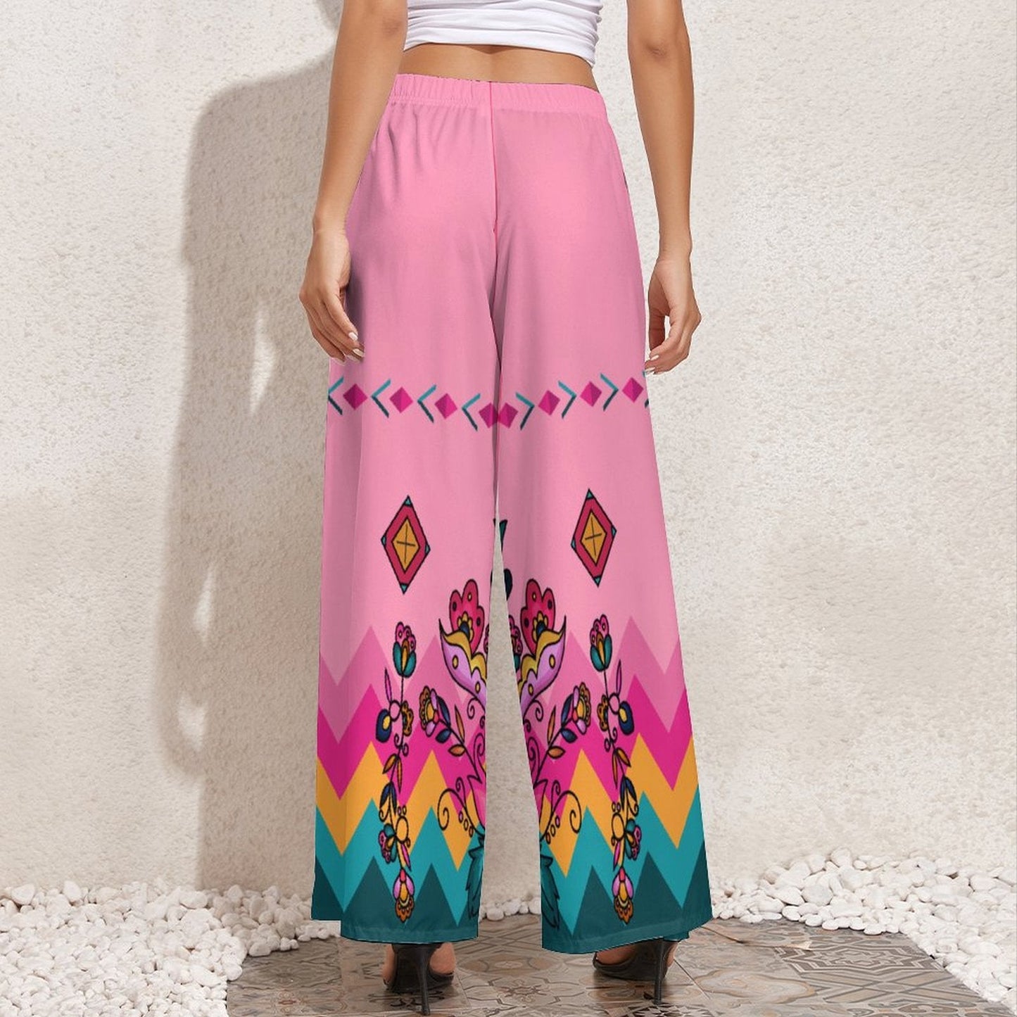 Copper Prairie Petals Ribbon Pant