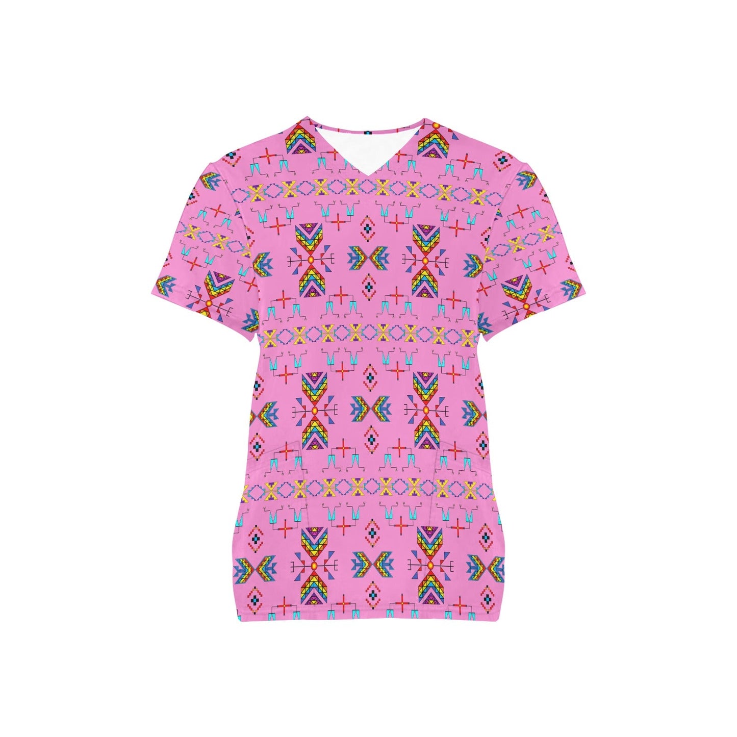 Rainbow Chief Rainbow Blush Scrub Top