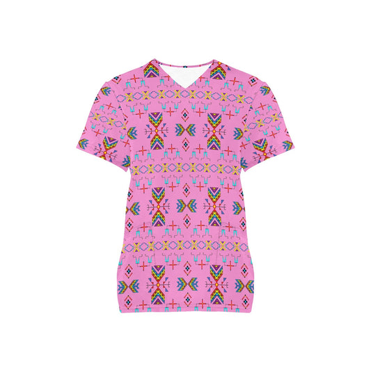 Rainbow Chief Rainbow Blush Scrub Top