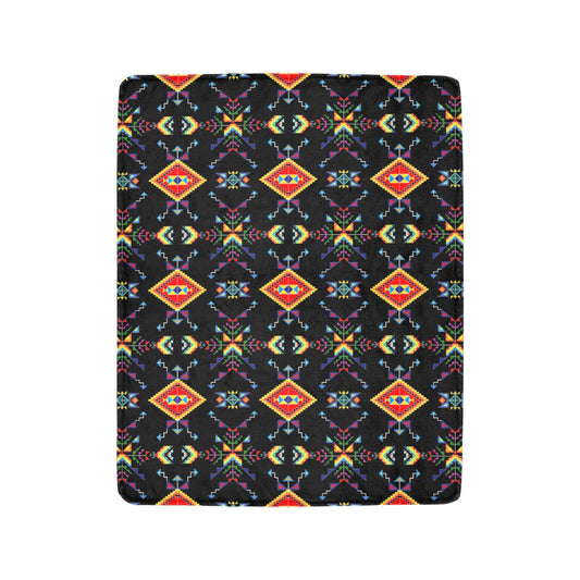 Buffalo Jump Black Ultra-Soft Micro Fleece Blanket 40"x50"