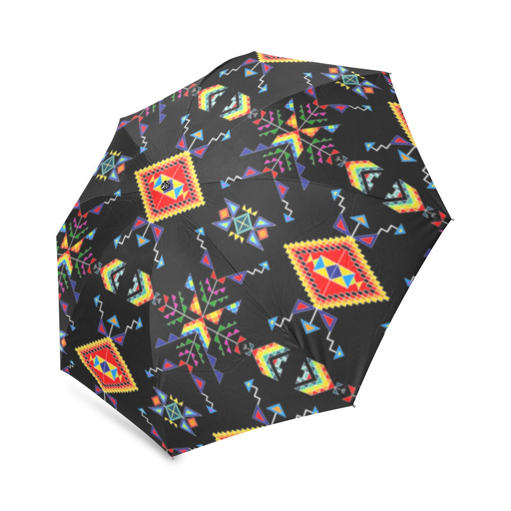 Buffalo Jump Black Foldable Umbrella