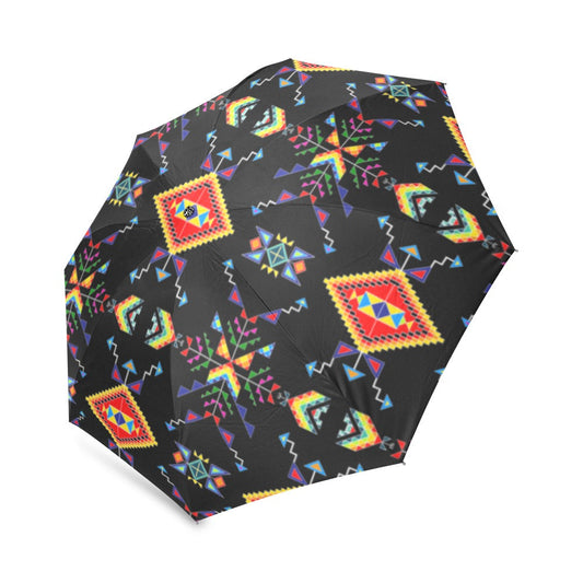 Buffalo Jump Black Foldable Umbrella