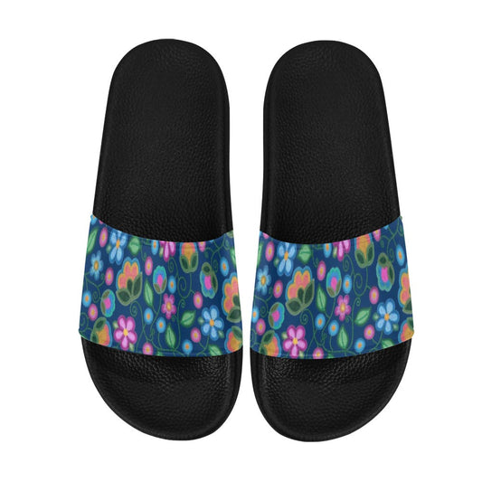 Turquoise Sunbeam Blue Slide Sandals