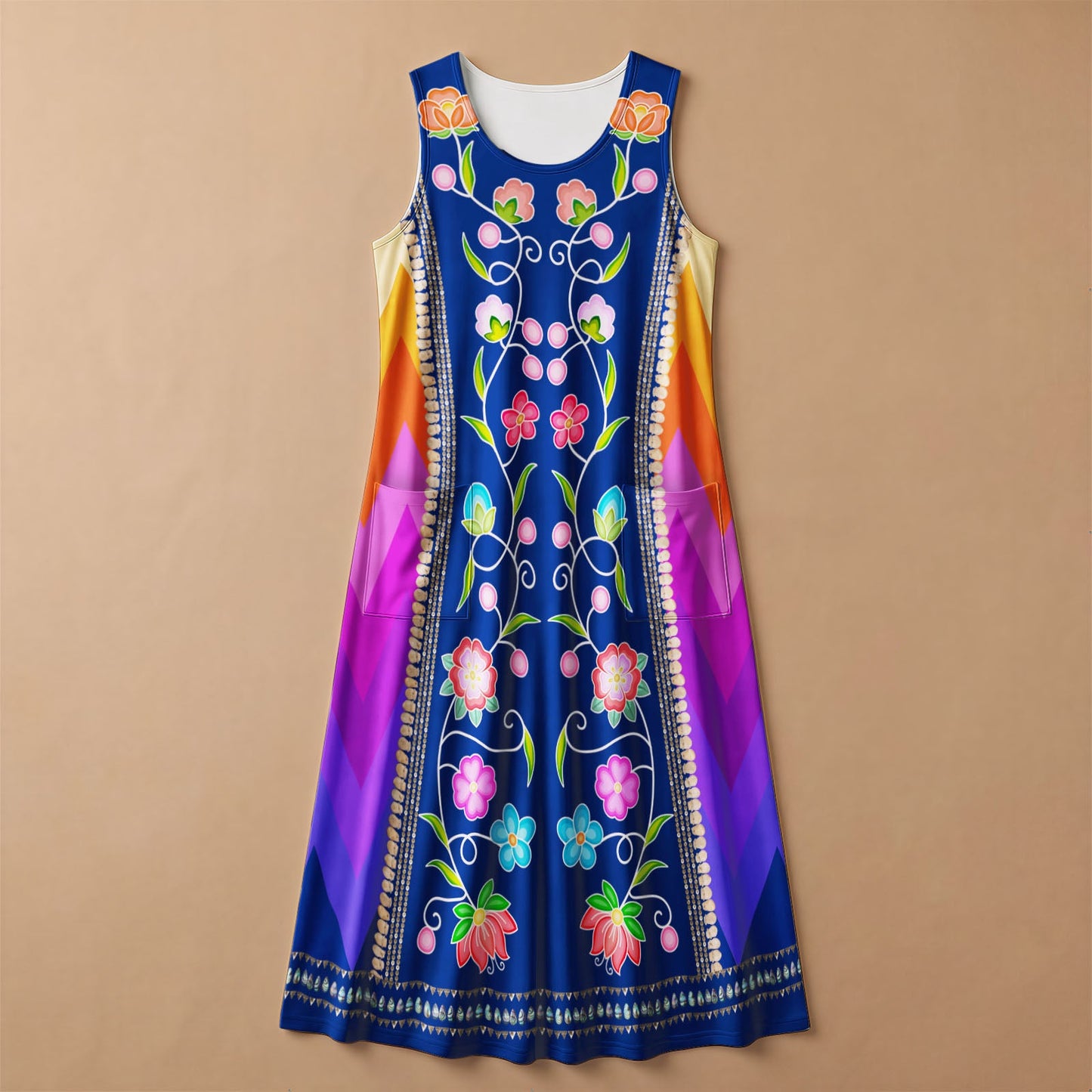 Grandmother's Legacy Dark Blue 2 Sleeveless Dress