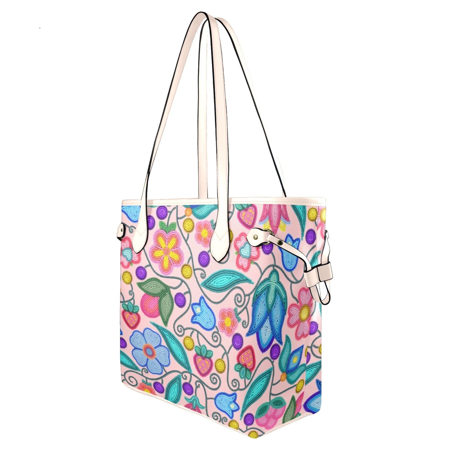 Sweet Offering Pink Clover Canvas Tote