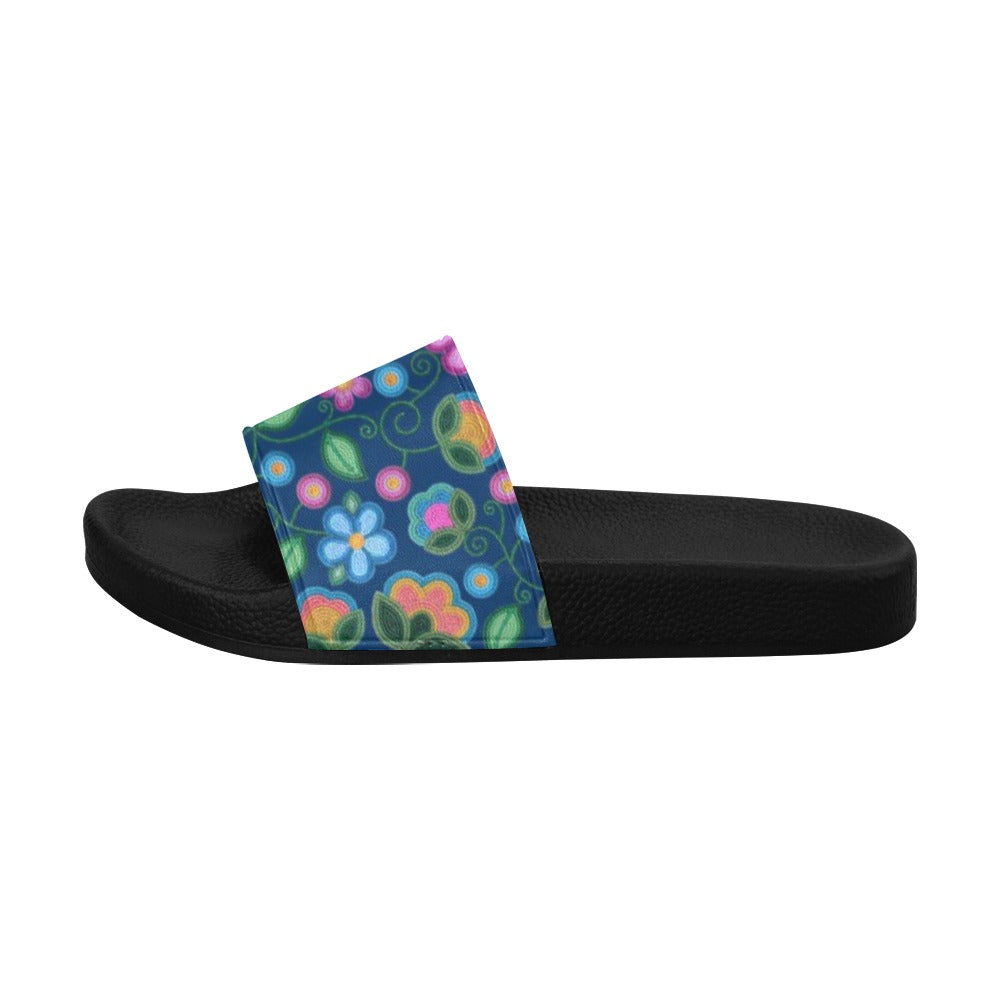 Turquoise Sunbeam Blue Slide Sandals