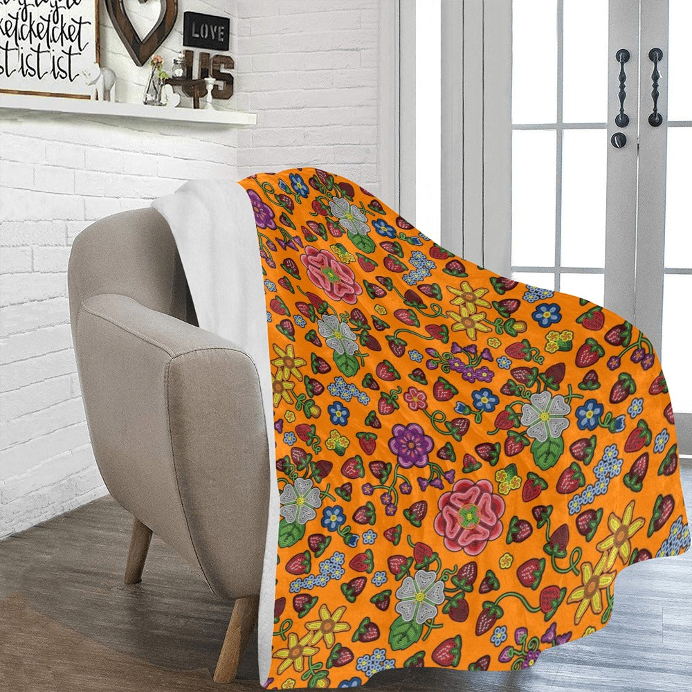 Berry Pop Carrot X-Large Micro Fleece Blanket