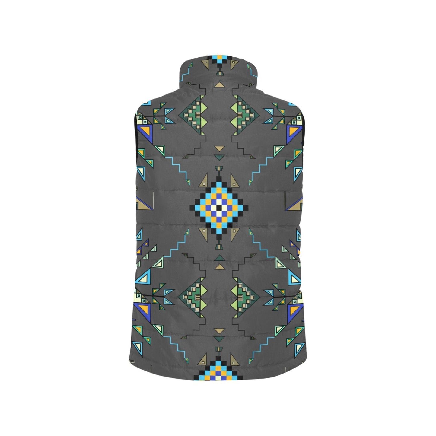 Bear Shield Dark Gray Women's Padded Vest Jacket