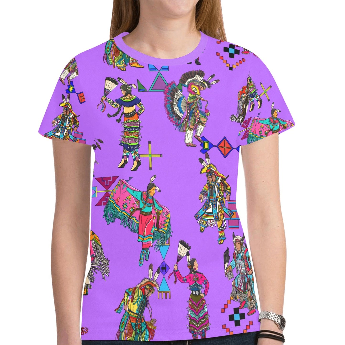 Grand Entry Dancers Purple Tee
