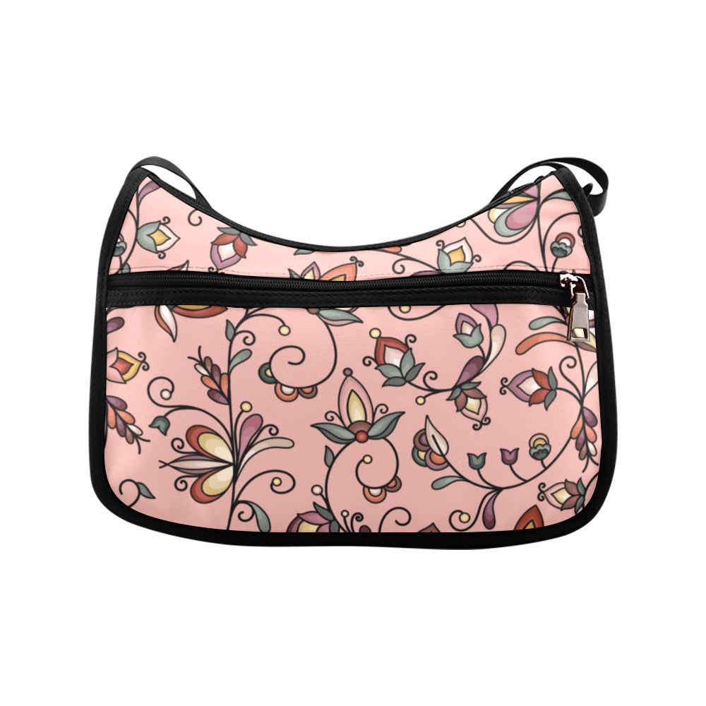 Burnt Sky Petals Peach Crossbody Bag