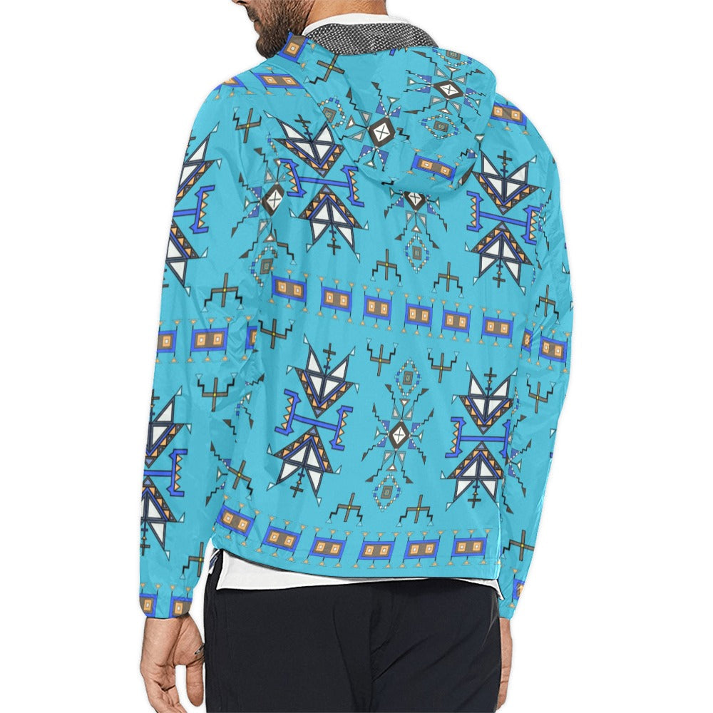 Eagle Strike Blue Men's Windbreaker