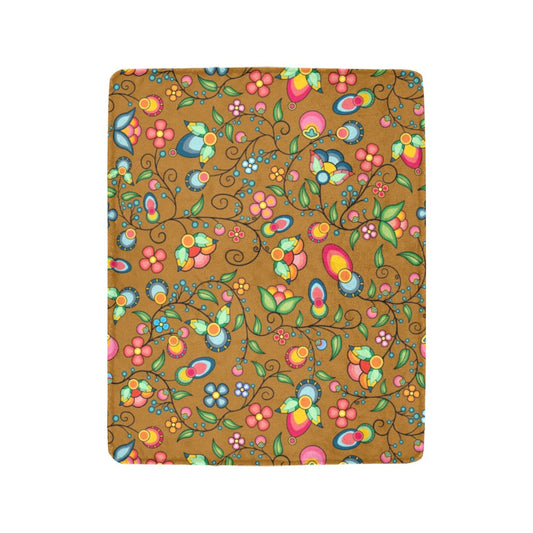 Floral Bounty Fall Leaves Ultra-Soft Micro Fleece Blanket 40"x50"