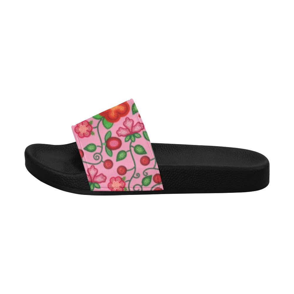 Rose Reverie Pink Slide Sandals