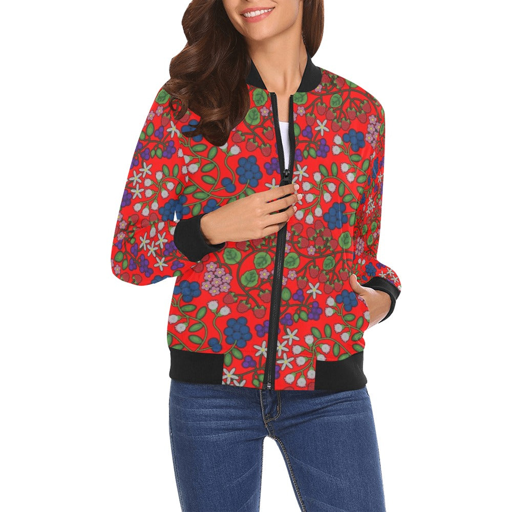 Takwakin Harvest Fire Bomber Jacket for Women