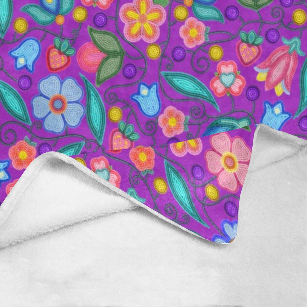 Sweet Offering Purple Ultra-Soft Micro Fleece Blanket 40"x50"