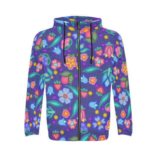 Sweet Offering Indigo Zip Hoodie