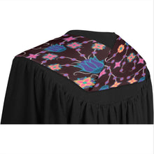 Load image into Gallery viewer, Floral Damask Purple Graduation Stole
