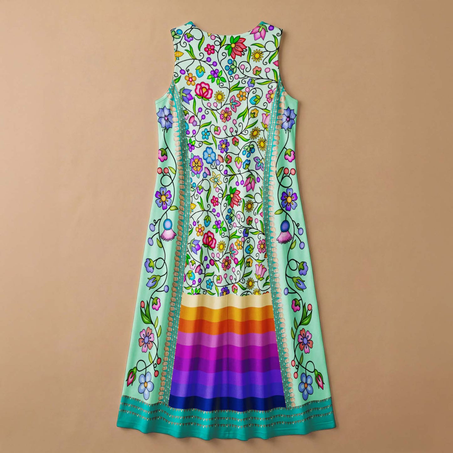 Grandmother's Legacy Mint 1 Sleeveless Dress