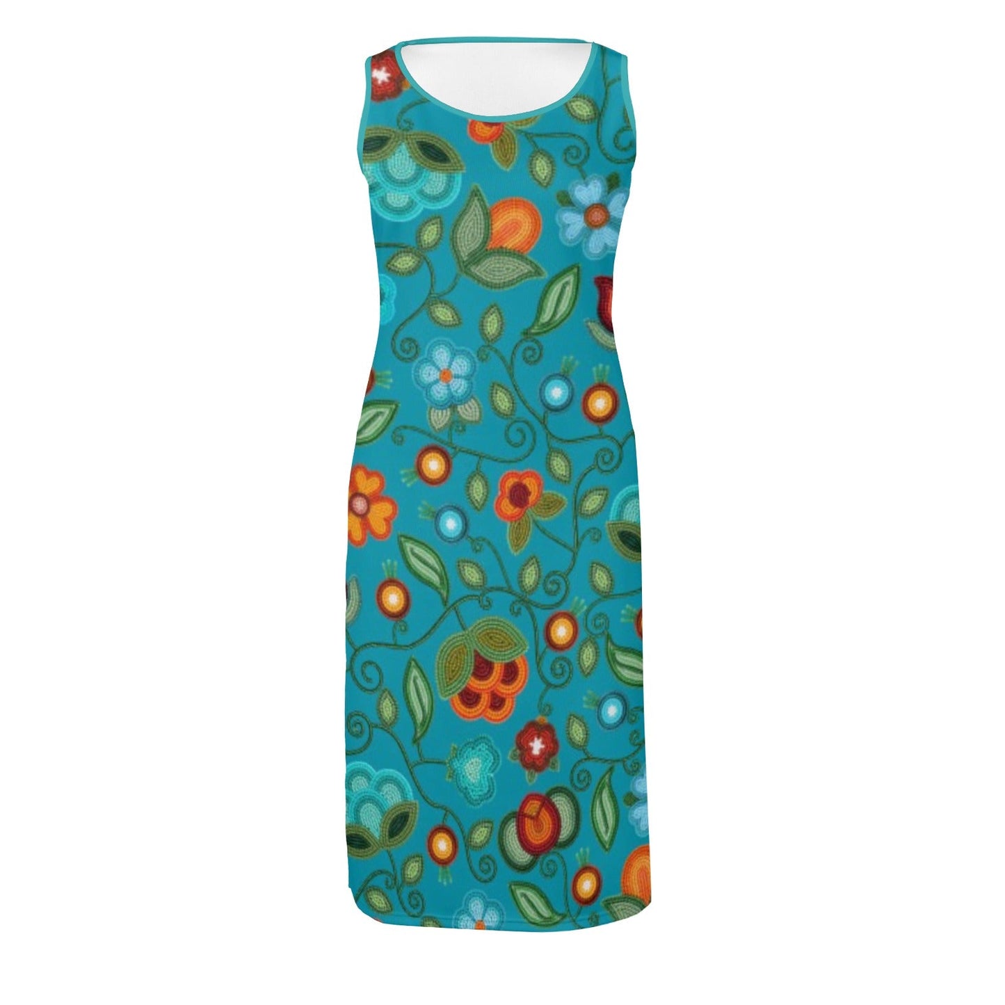 Prairie Fire Petals Ocean Phaedra Dress