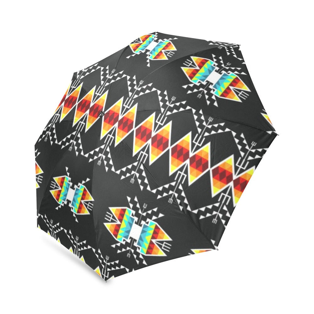 Sacred Trust Black Colour Foldable Umbrella