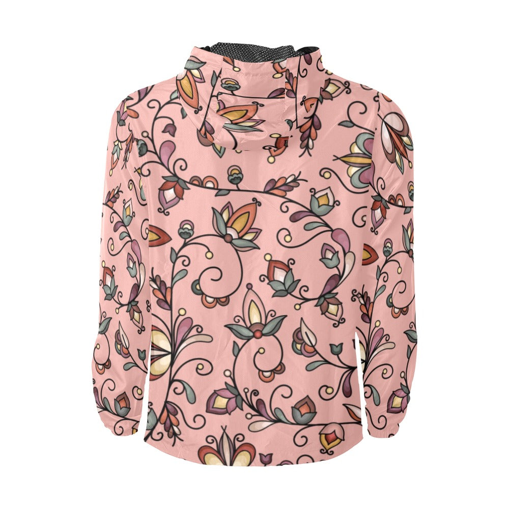 Burnt Sky Petals Peach Men's Windbreaker