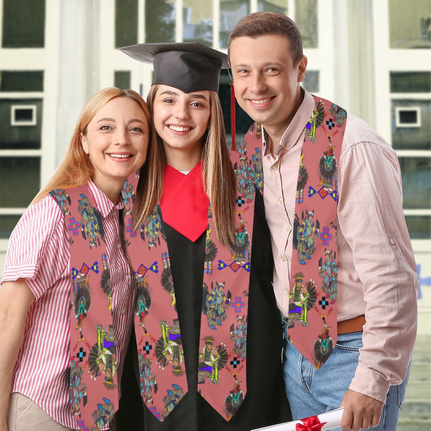 Men's Tradish Dancers Terra Cotta Graduation Stole