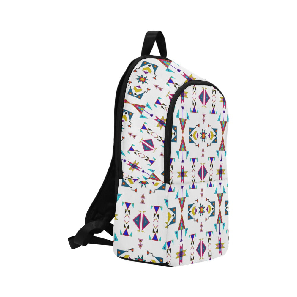 Enemy Territory White Backpack