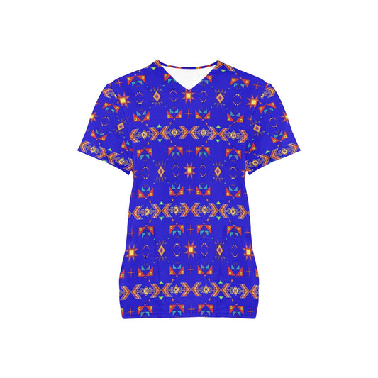 Scattered Generations Royal Scrub Top
