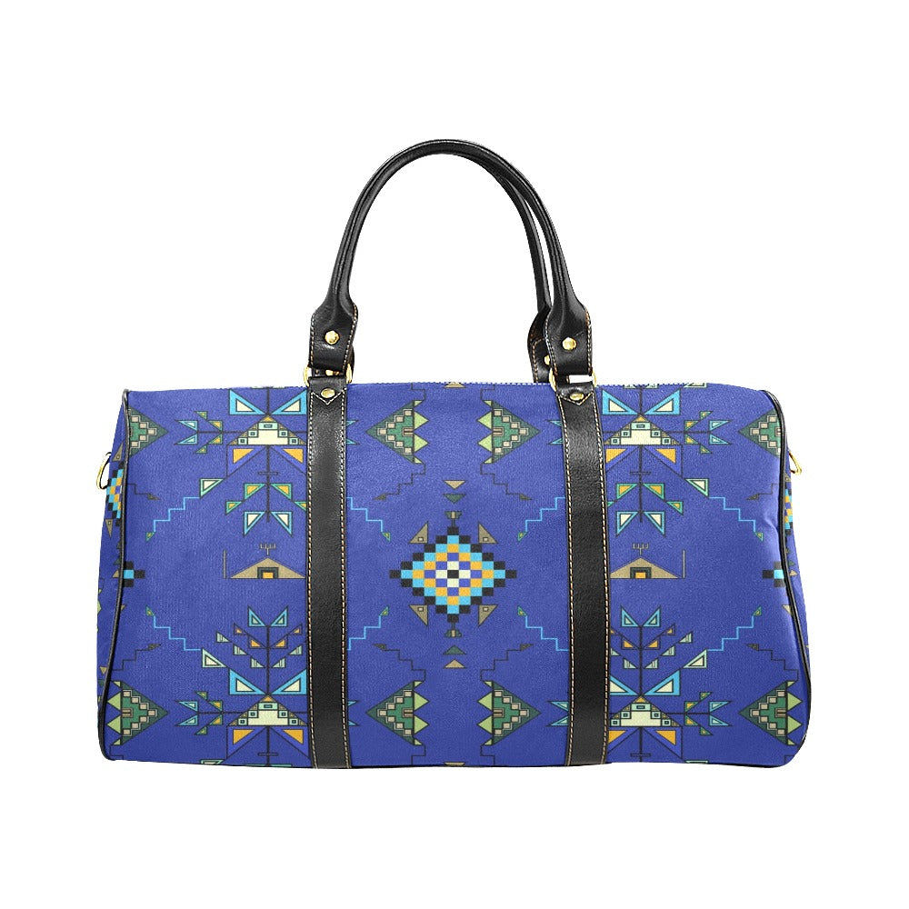 Bear Shield Dark Blue Small Travel Bag