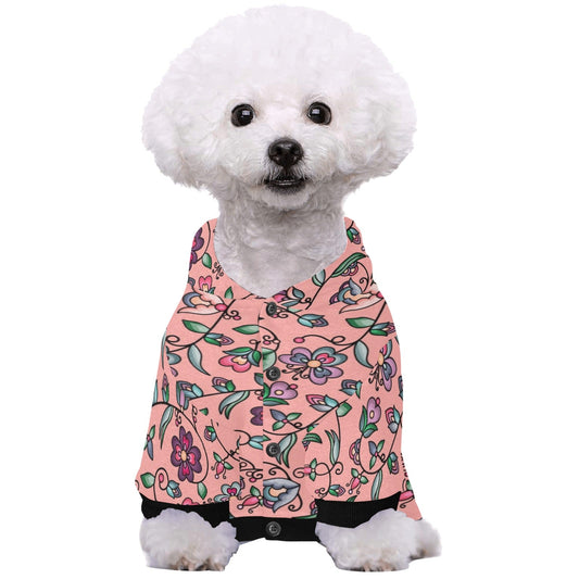 Amber Evening Garland Peach Pet Dog Hoodie